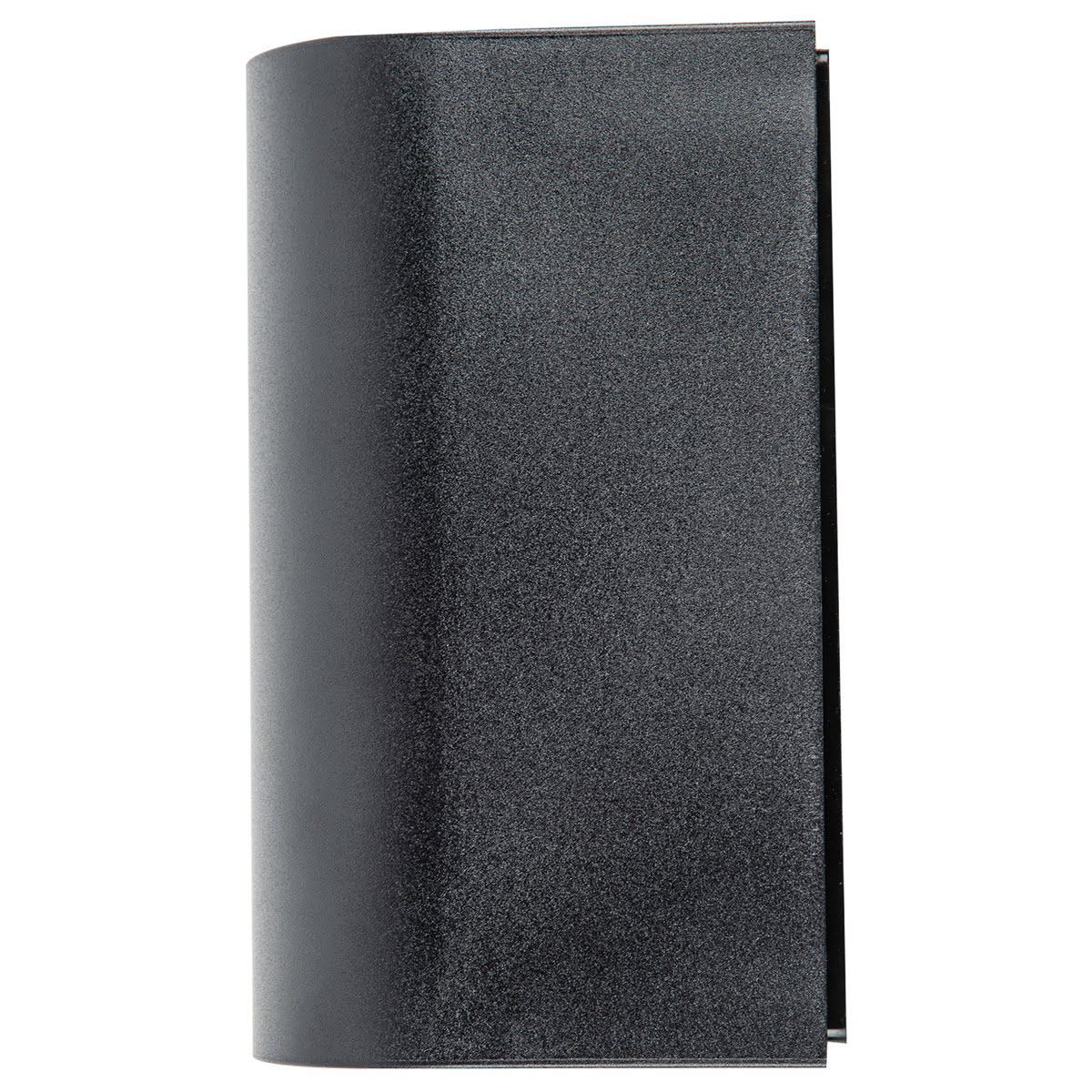 фото уличный настенный светильник uniel uul-p52a 2х6w/gu10 ip65 black ul-00010511 | 220svet.ru