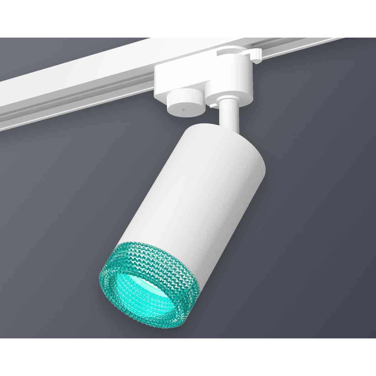 фото комплект трекового светильника ambrella light track system xt6322083 swh/bl белый песок/голубой (a2520, c6322, n6153) | 220svet.ru