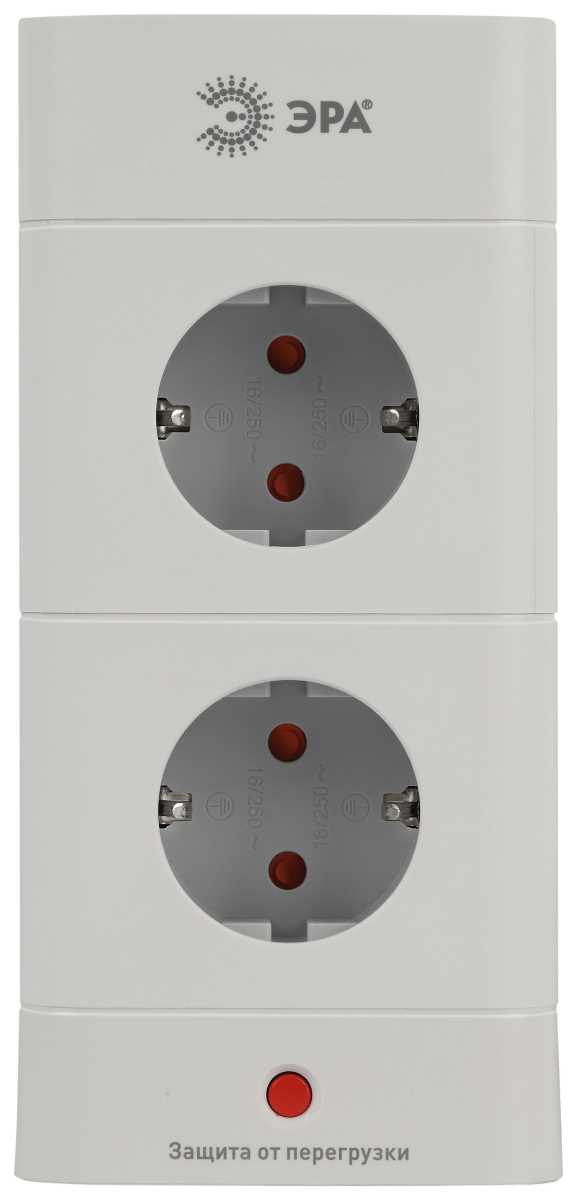 фото сетевой фильтр эра twr-8es-1,5m-4usb-w башня с защитой заземлением с выключателем 8 розеток+4xusba+c 1,5м 16а белый б0069071 | 220svet.ru