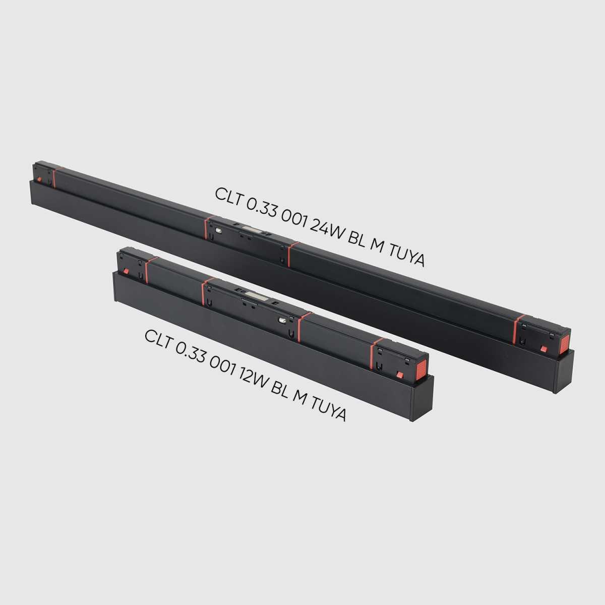 фото трековый магнитный светильник crystal lux clt 0.33 001 12w bl m tuya | 220svet.ru