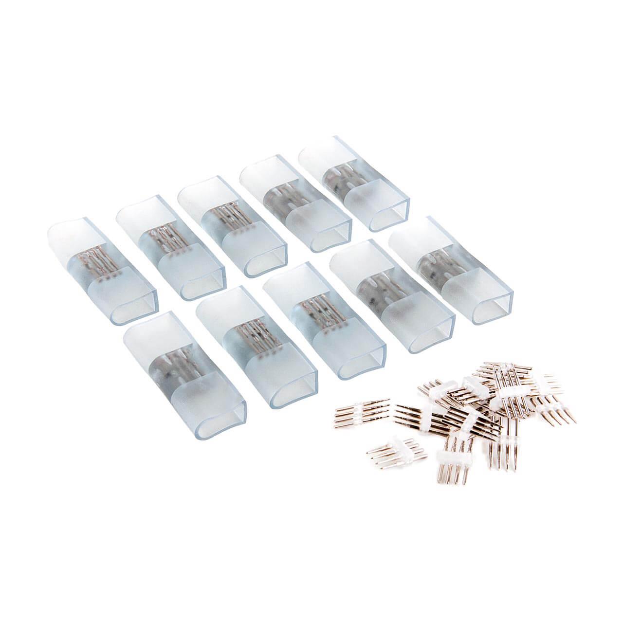 фото набор односторонних переходников для неона elektrostandard ls001 220v 5050 rgb psl-12 a043637 | 220svet.ru