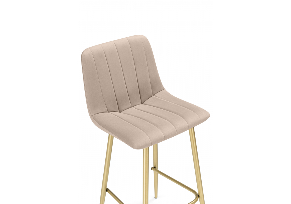 фото барный стул woodville дани мини бежевый (zd 210) / золотой np 632315 | 220svet.ru