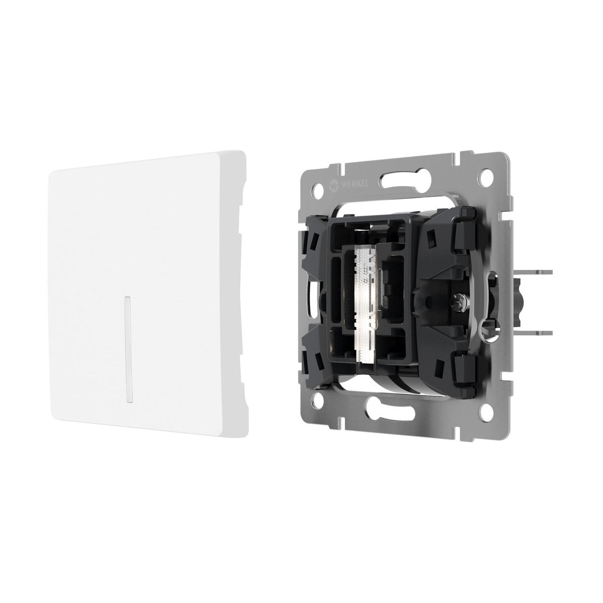 фото блок led подсветки для выключателя werkel 10 шт. белый w8020101 4690389213526 | 220svet.ru