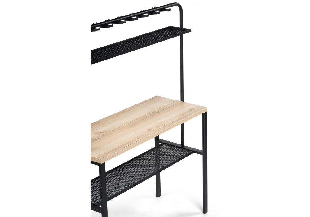 фото барный стол woodville нари 120х50х171 делано / черный матовый 607977 | 220svet.ru