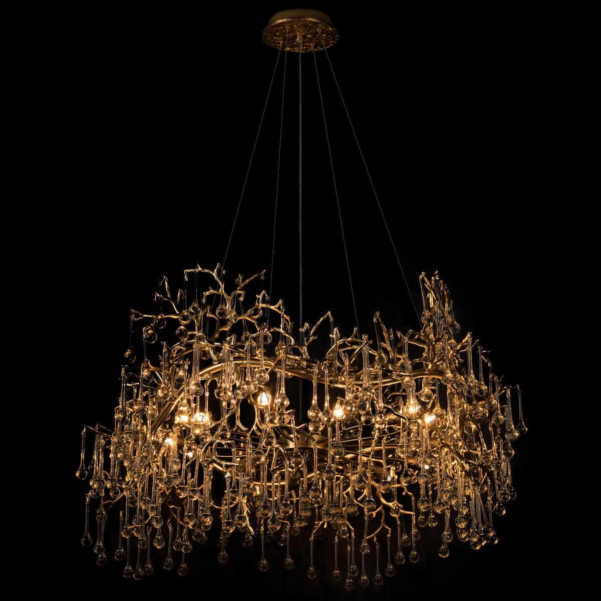 фото подвесная люстра loft it coral 10351/1000 ab | 220svet.ru