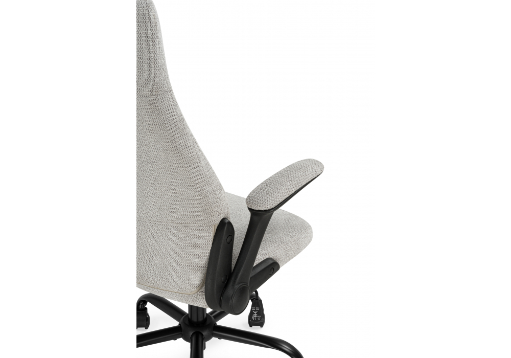 фото офисное кресло woodville gambler светло-серый / черный 15966 | 220svet.ru