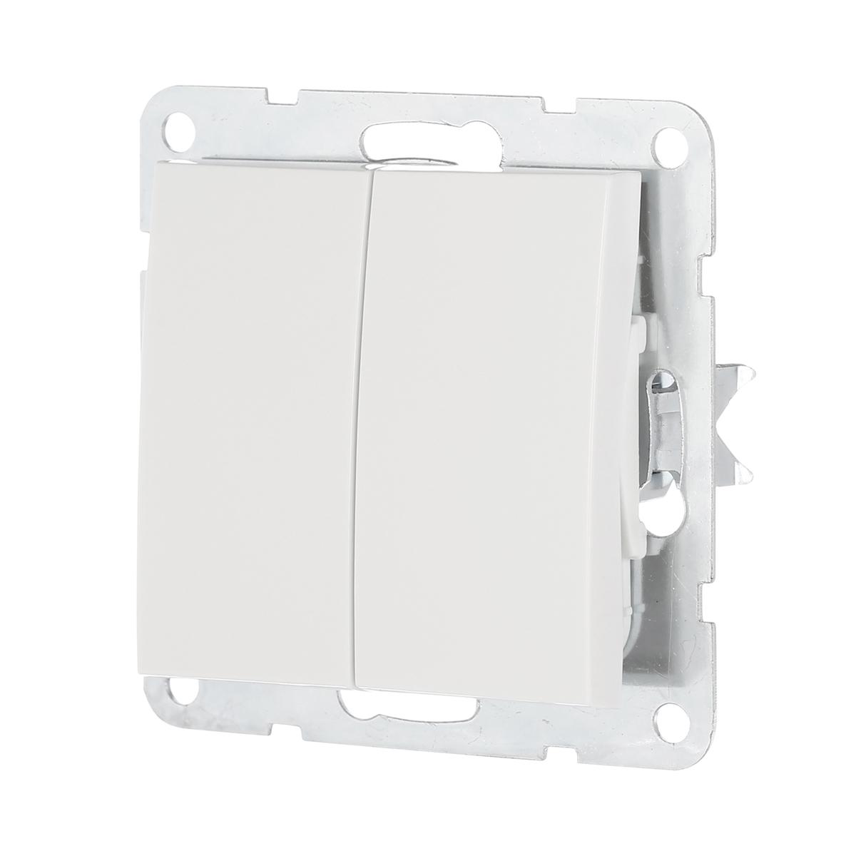 фото переключатель lk studio 2-кл., с двух мест (схема 6+6) 16 a, 250 b (белый) lk60 861304-1 | 220svet.ru