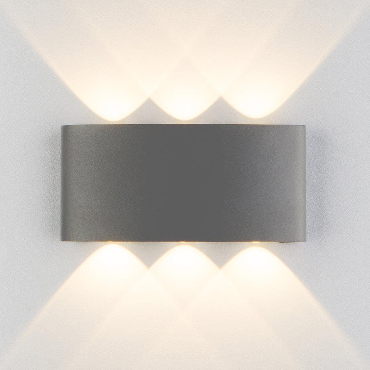 фото уличный настенный светодиодный светильник elektrostandard 1551 techno led twinky trio a038417 | 220svet.ru