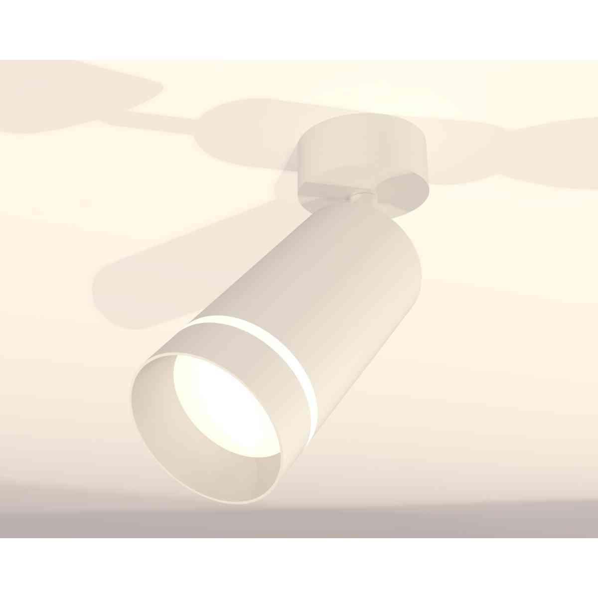 фото комплект накладного светильника ambrella light techno spot xm6322014 swh/fr белый песок/белый матовый (a2202, c6322, n6228) | 220svet.ru
