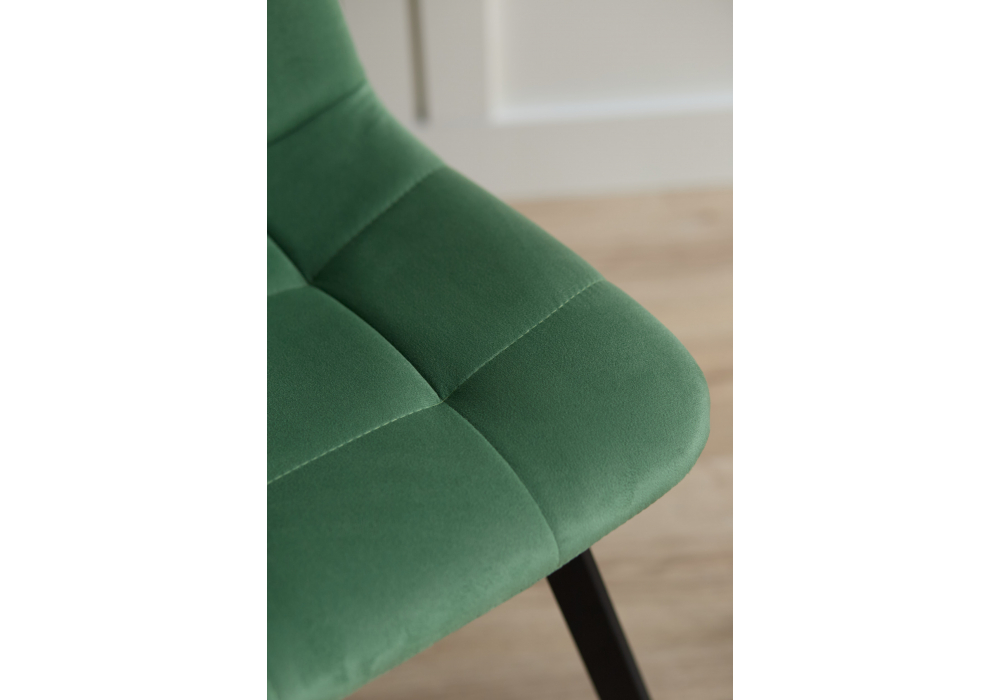 фото стул на металлокаркасе woodville чилли фисташковый / черный 631638 | 220svet.ru