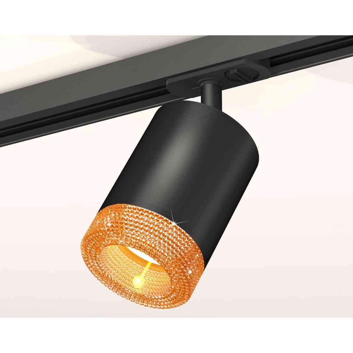 фото комплект трекового светильника ambrella light track system xt7422011 sbk/cf черный песок/кофе (a2537, c7422, n7195) | 220svet.ru
