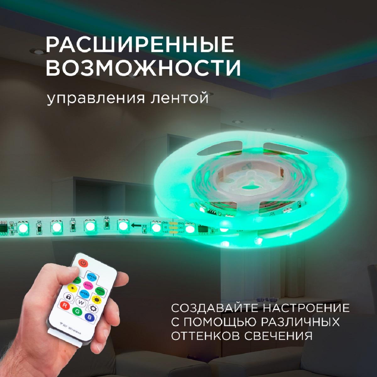 фото комплект адресной светодиодной ленты apeyron 24в, 14,4вт/м, smd5050 10-91 | 220svet.ru