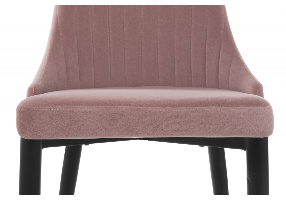 фото стул на металлокаркасе woodville kora light purple / black 15094 | 220svet.ru