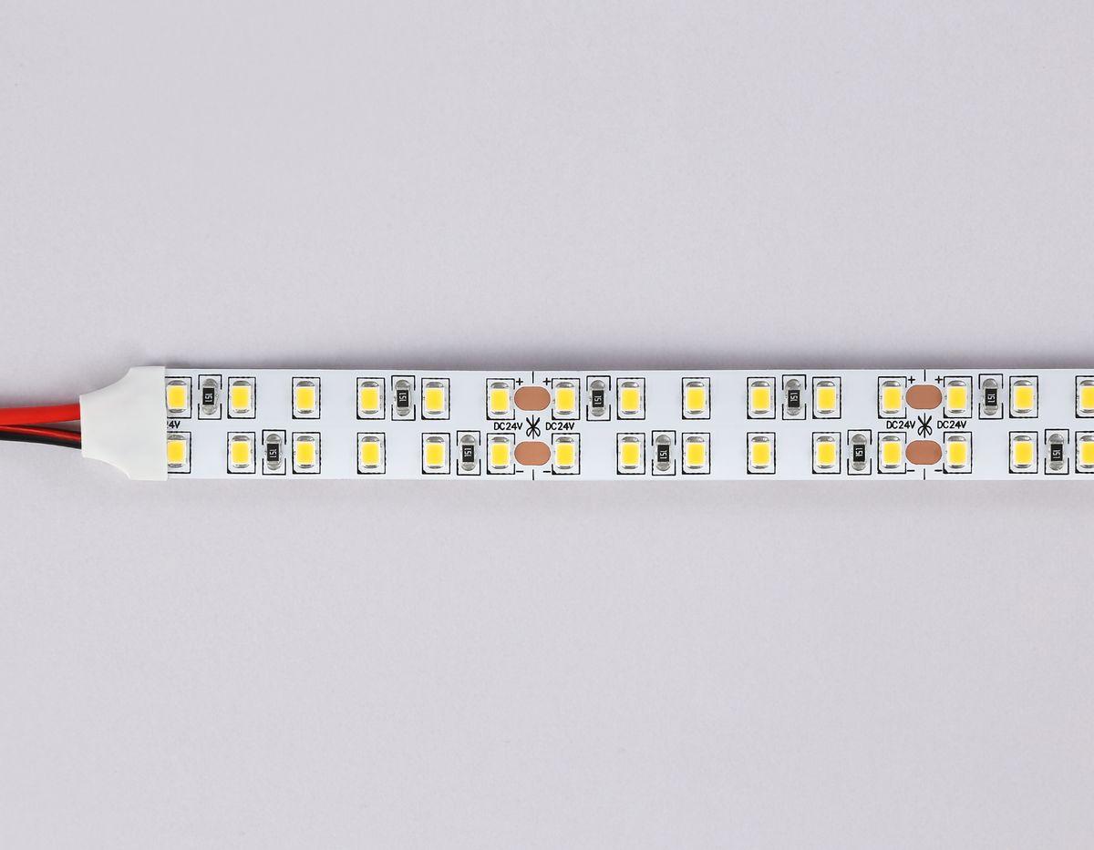 фото светодиодная лента дневной белый ambrella light 24w/m 240led/m 2835smd 4500к 5m gs3702 | 220svet.ru