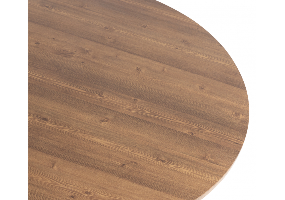 фото стол деревянный woodville барел 110 орех кантри / черный 615170 | 220svet.ru