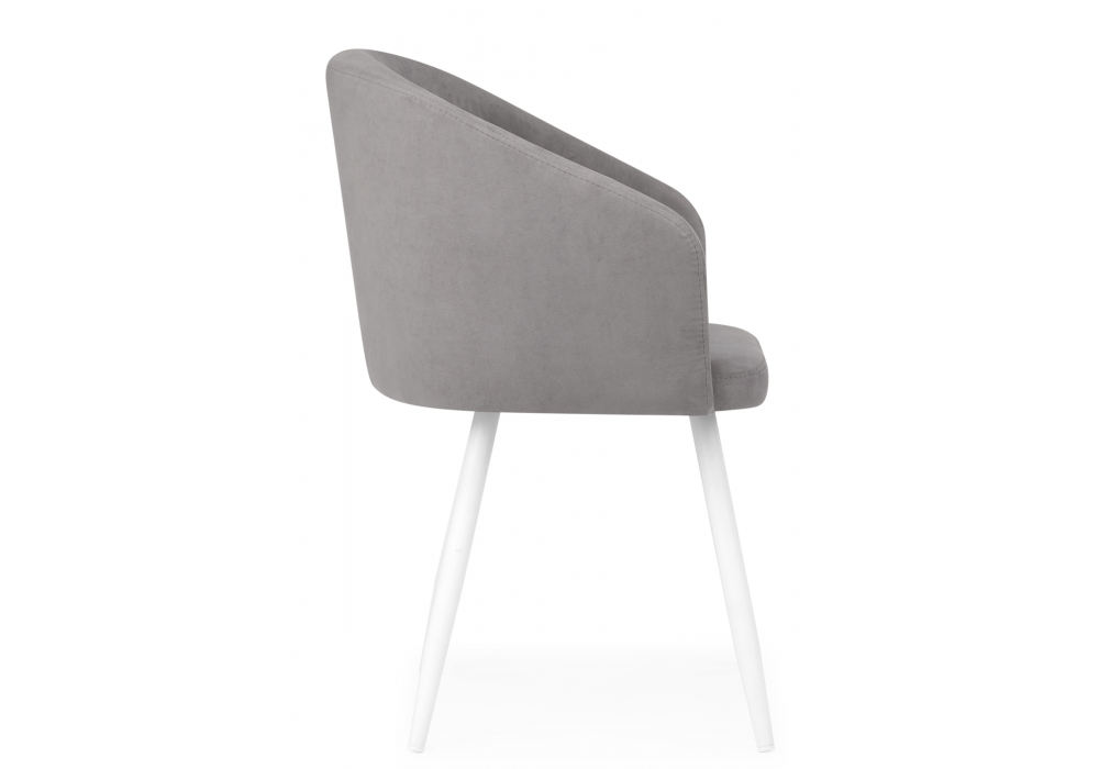 фото стул на металлокаркасе поворотный woodville монер 360 темно-серый (glory 20) / белый 632668 | 220svet.ru