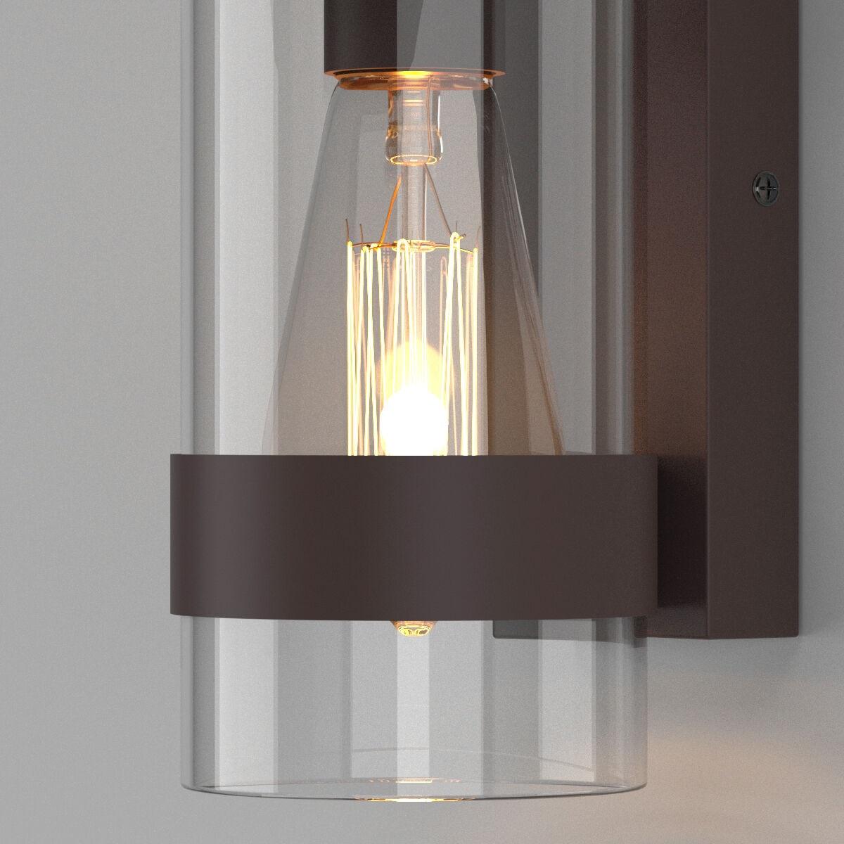 фото уличный настенный светильник elektrostandard 35167/d темно-коричневый a063466 | 220svet.ru