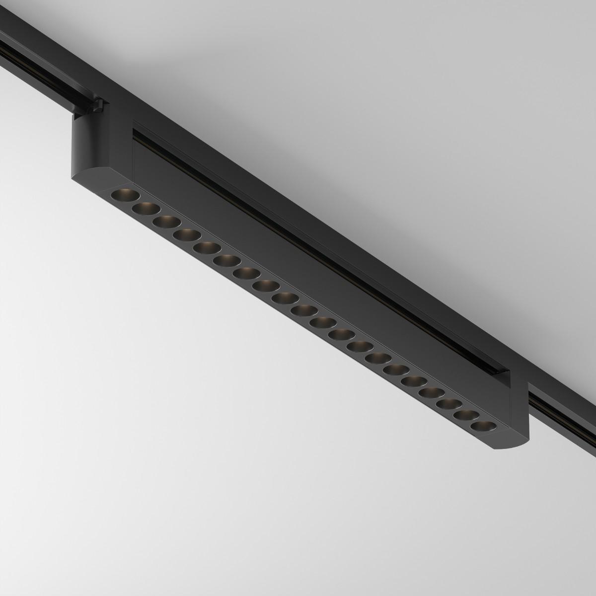 фото трековый светодиодный светильник maytoni technical points rot tr010-1-20w3k-m-b | 220svet.ru