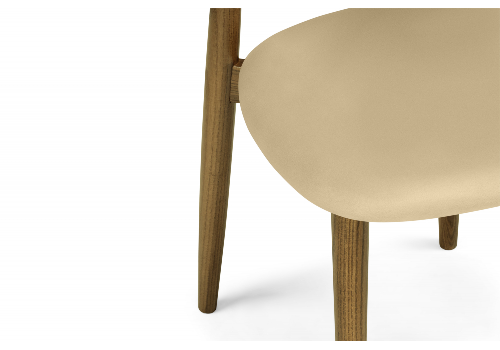 фото стул деревянный woodville фарго бежевый / орех 619698 | 220svet.ru