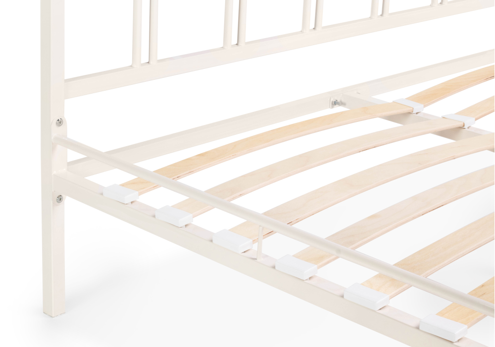 фото кровать woodville рейк 140х200 белая 403026 | 220svet.ru