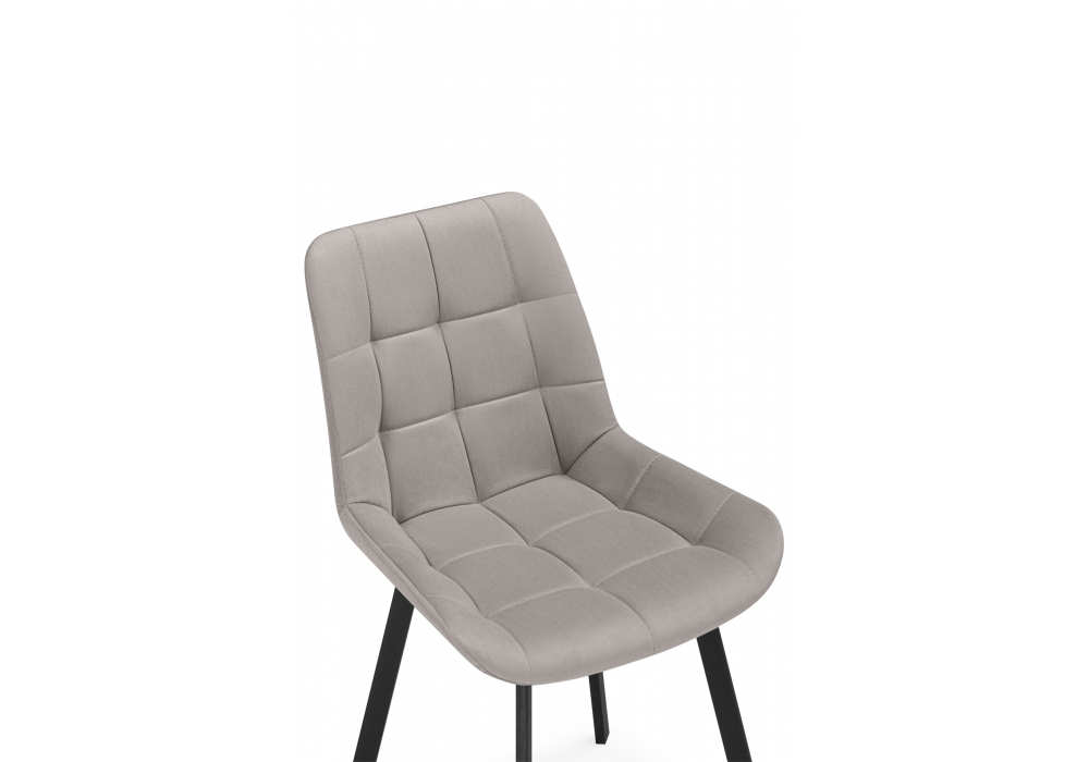 фото стул на металлокаркасе woodville челси п латте (zd 290) / черный 632485 | 220svet.ru