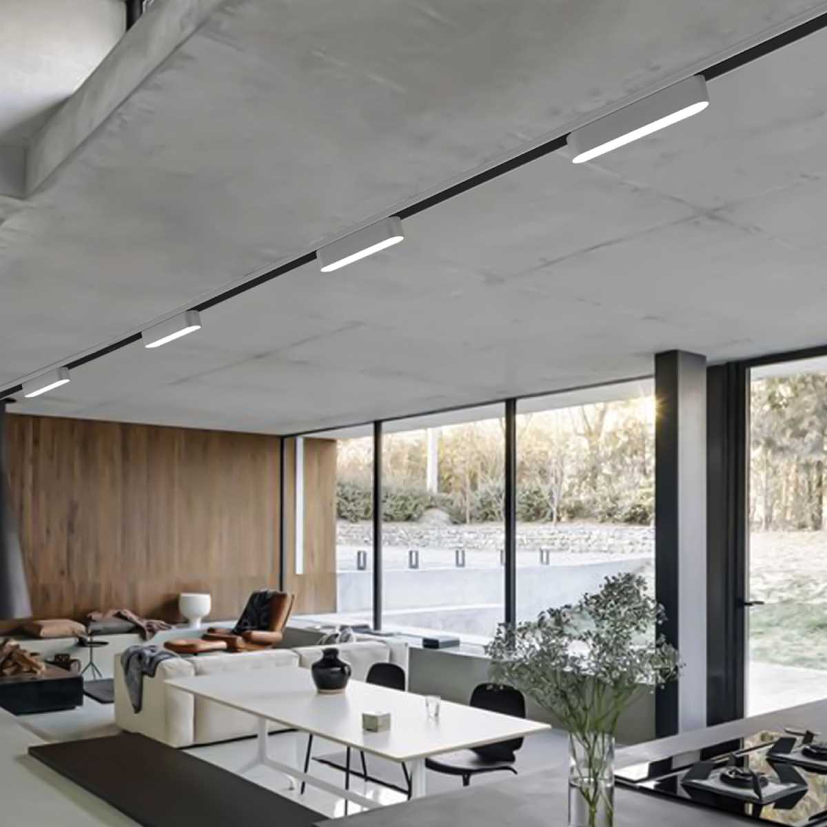 фото магнитная трековая система reluce 13001-9.3-001ur magnetic led16w bk | 220svet.ru