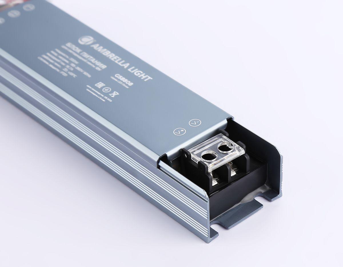 фото блок питания для светодиодной ленты ambrella light illumination led driver 12v 200w ip20 16,7a gs8808 | 220svet.ru