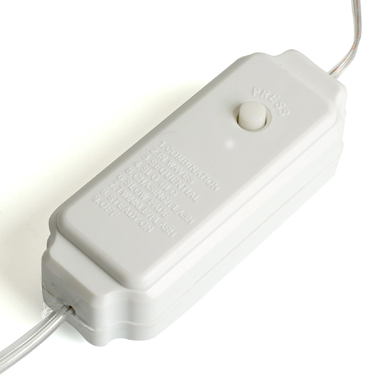 фото светодиодная гирлянда feron линейная роса 230v 5000k холодный белый 8 режимов cl578 48620 | 220svet.ru