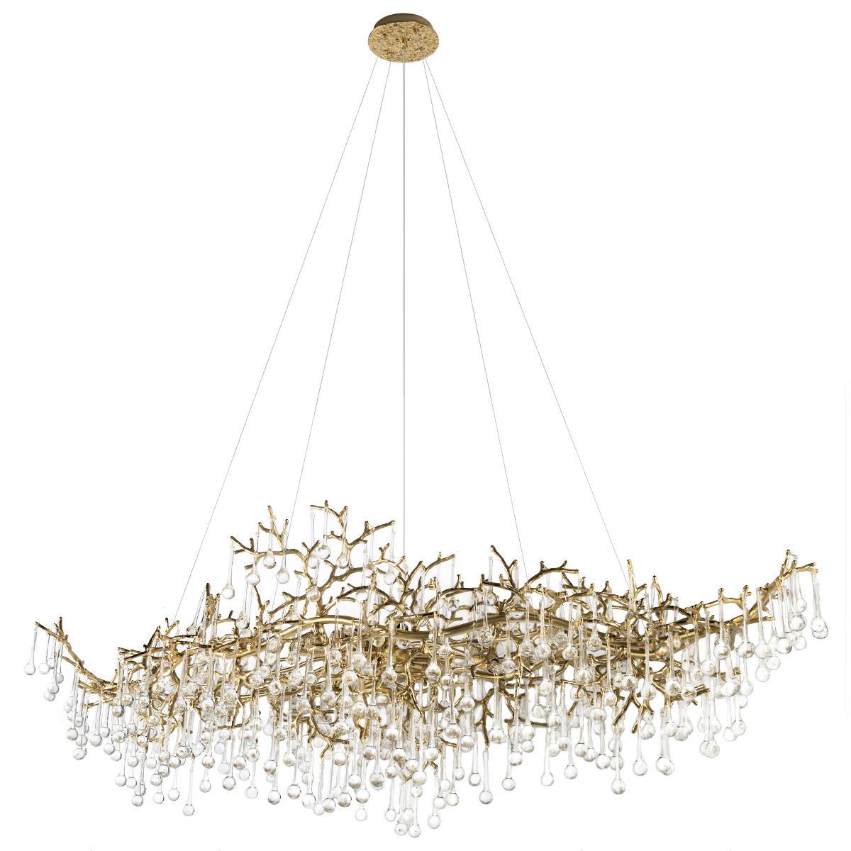 фото подвесная люстра loft it coral 10351/1500l ab | 220svet.ru