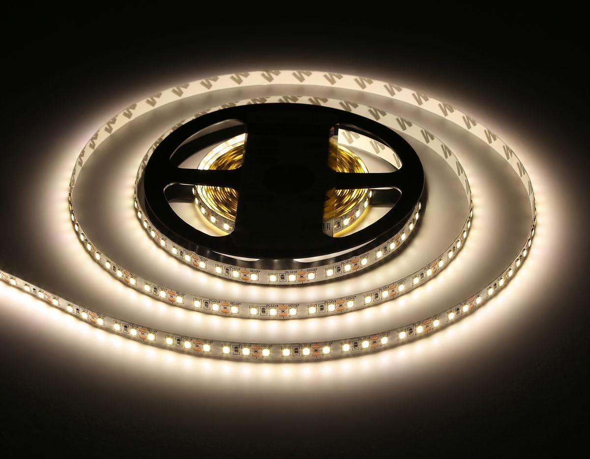 фото светодиодная лента дневной белый ambrella light 9,6w/m 120led/m 2835smd 4500к 5m gs1102 | 220svet.ru