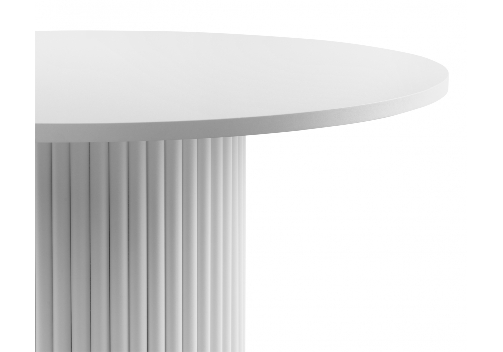 фото стол деревянный woodville барел 90 белый 619885 | 220svet.ru