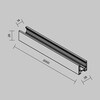 Миниатюра фото шинопровод магнитный низкопрофильный накладной maytoni busbar exility trxmn034-412w | 220svet.ru