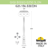 Миниатюра фото садово-парковый фонарь fumagalli gigi bisso/g250 3l dn. g25.156.s30.vze27dn | 220svet.ru