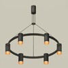 Миниатюра фото комплект подвесного светильника ambrella light traditional diy черный песок/кофе (с9022, n6154) xb9022202 | 220svet.ru