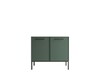 Миниатюра фото комод с двумя дверками николь nem02g | 220svet.ru