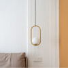 Миниатюра фото подвесной светильник imperium loft matthew mccormick hoop 40 chrome mila pendant 212753-22 | 220svet.ru
