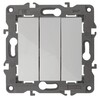 Миниатюра фото выключатель трехклавишный эра 10ax 250v 14-1107-01 б0034249 | 220svet.ru
