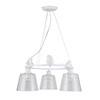 Миниатюра фото подвесная люстра arte lamp passero a4289lm-3wh | 220svet.ru