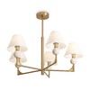 Миниатюра фото потолочная люстра на штанге freya riley fr2043cl-05bs | 220svet.ru