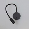 Миниатюра фото гибкое бра italline de-316 black | 220svet.ru