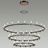 Миниатюра фото подвесная светодиодная люстра odeon light candel 5009/204l | 220svet.ru