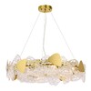Миниатюра фото подвесная люстра lumion queeny 6582/8 золотой | 220svet.ru