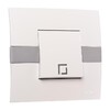 Миниатюра фото выключатель mono electric eсо одноклавишный белый 101-010101-100 | 220svet.ru