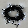 Миниатюра фото гирлянда нить 10м белая с мерцанием белого диода 24в, 75 led, провод черный каучук, ip65 ltc ll75blw-1-1w | 220svet.ru