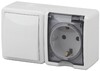 Миниатюра фото блок розетка-выключатель эра ip54 16a 250v 11-7401-01 б0020733 | 220svet.ru