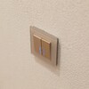 Миниатюра фото выключатель двухклавишный с подсветкой werkel шампань рифленый w1120110 | 220svet.ru