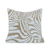 Миниатюра фото подушка с бисером зебра garda decor 70sw-30310 | 220svet.ru