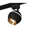 Миниатюра фото комплект трекового светильника ambrella light track system xt1102005 sbk/pyg черный песок/золото желтое полированное (a2521, c1102, n7034) | 220svet.ru
