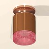 Миниатюра фото комплект накладного светильника ambrella light techno spot xs7404142 scf/ppg/pi кофе песок/золото розовое полированное/розовый (n7930, c7404, n7193) | 220svet.ru