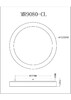 Миниатюра фото потолочный светодиодный светильник myfar ceiling mr9080-cl | 220svet.ru